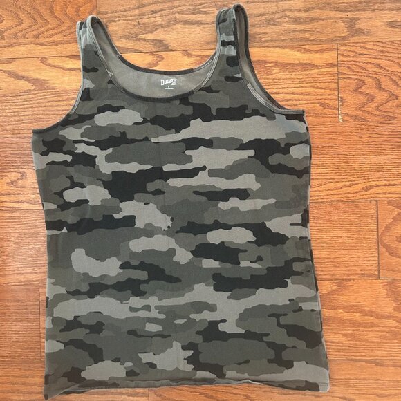 NWOT Duluth Trading Co No Yank Tank Top Gun Metal Camo Size Large NEVER WORN - Picture 8 of 8